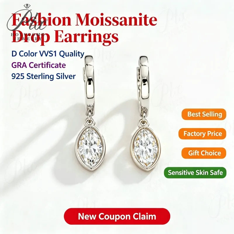 Earrings - Moissanite