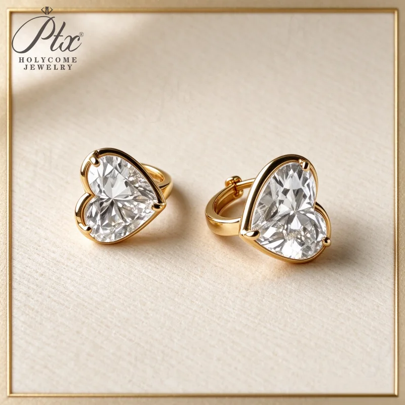 Earrings V2 - Moissanite 10K/14K/18K