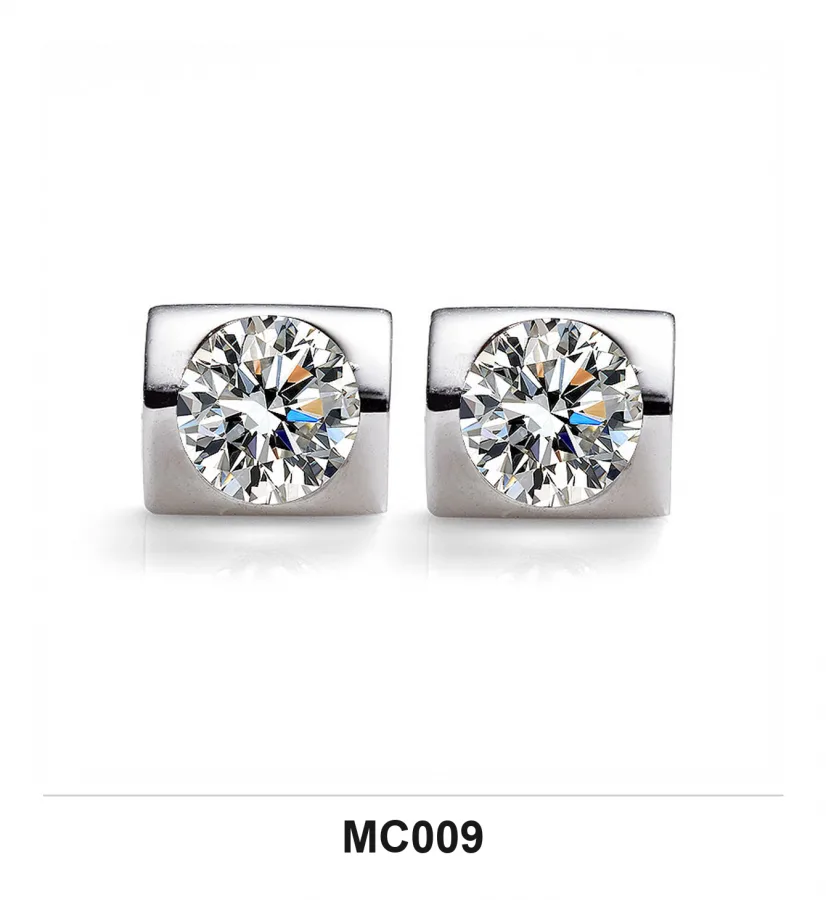 MC009 Earrings - Moissanite