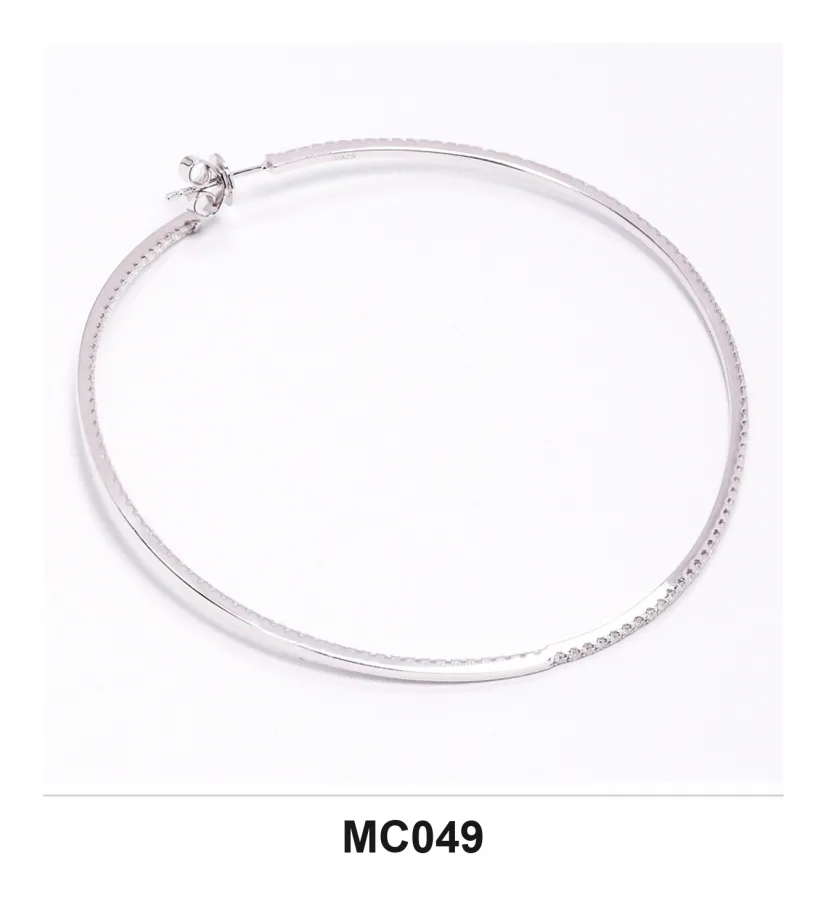 MC049 Earrings - Moissanite