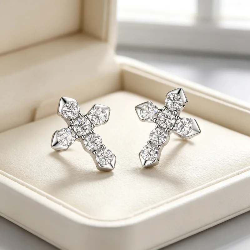 Earrings - Moissanite 1CT VVS1 S925 GRA | 