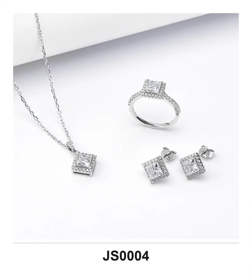 JS0004 Jewelry Set - Moissanite