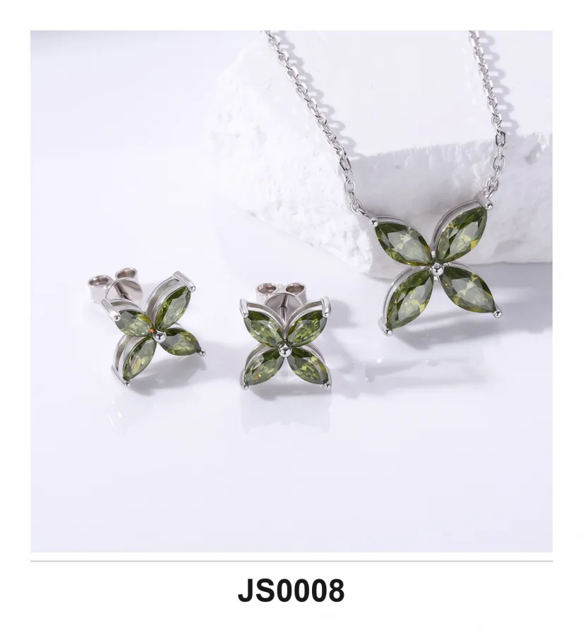 JS0008 Jewelry Set - Moissanite
