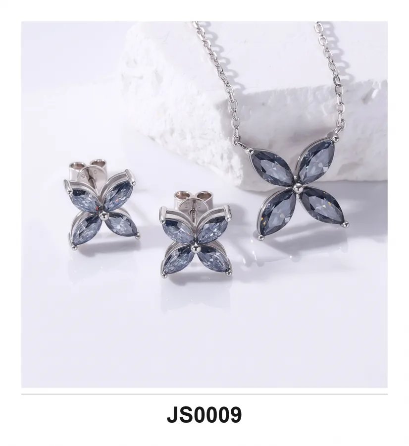 JS0009 Jewelry Set - Moissanite