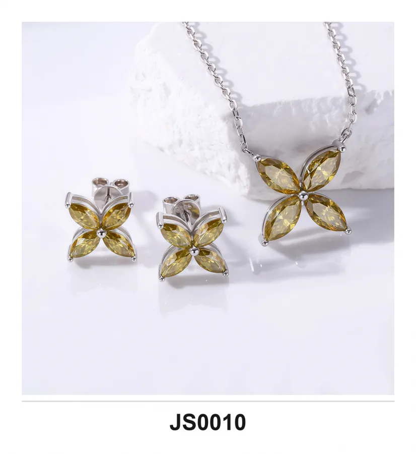JS0010 Jewelry Set - Moissanite