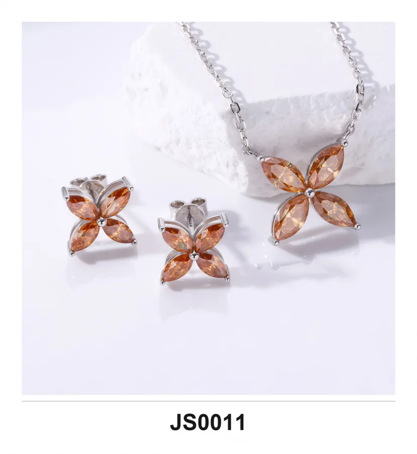 JS0011 Jewelry Set - Moissanite