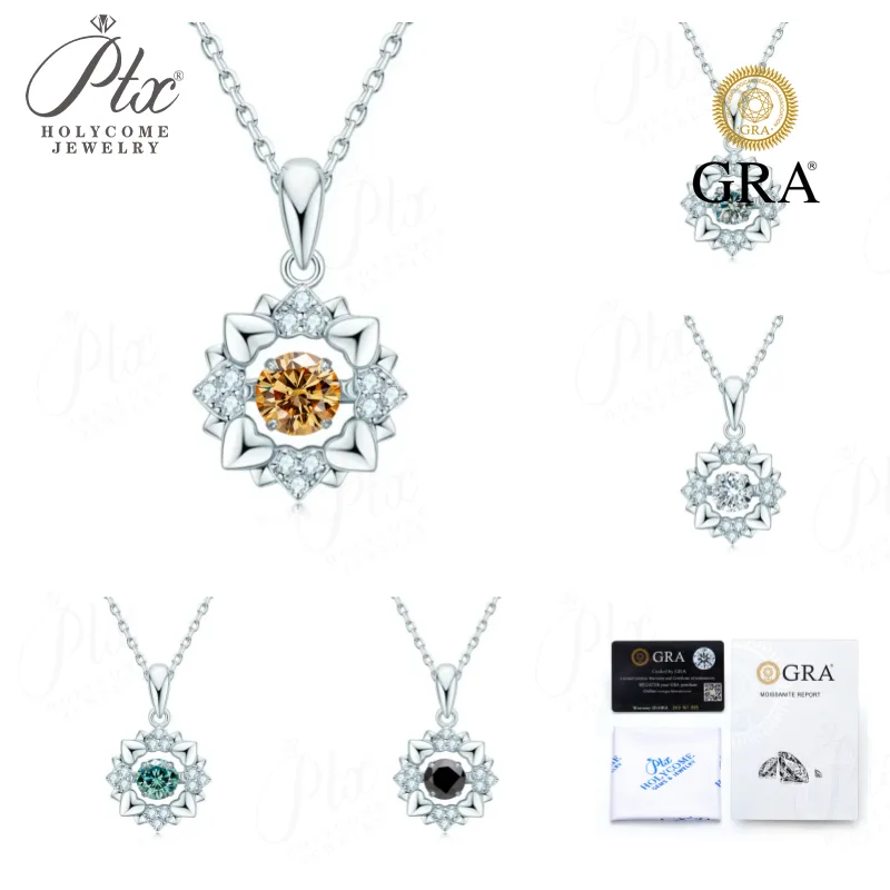 Necklace - Moissanite 0.5CT D Color S925 GRA