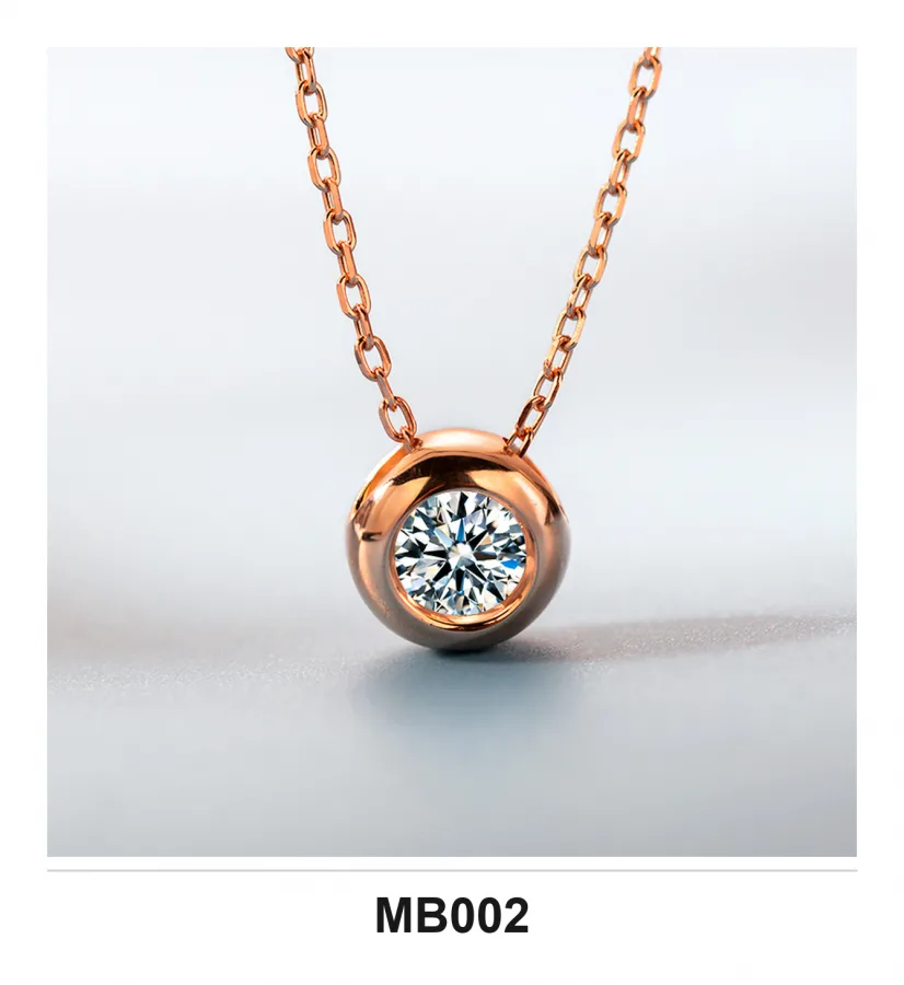 MB002 Necklace - Moissanite