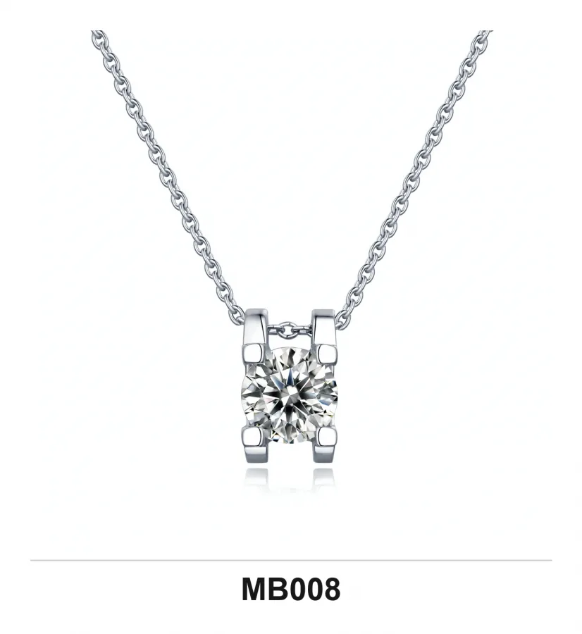 MB008 Necklace - Moissanite