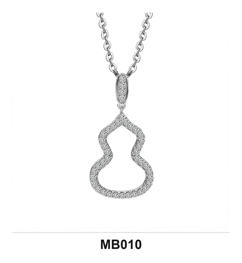 MB010 Necklace - Moissanite