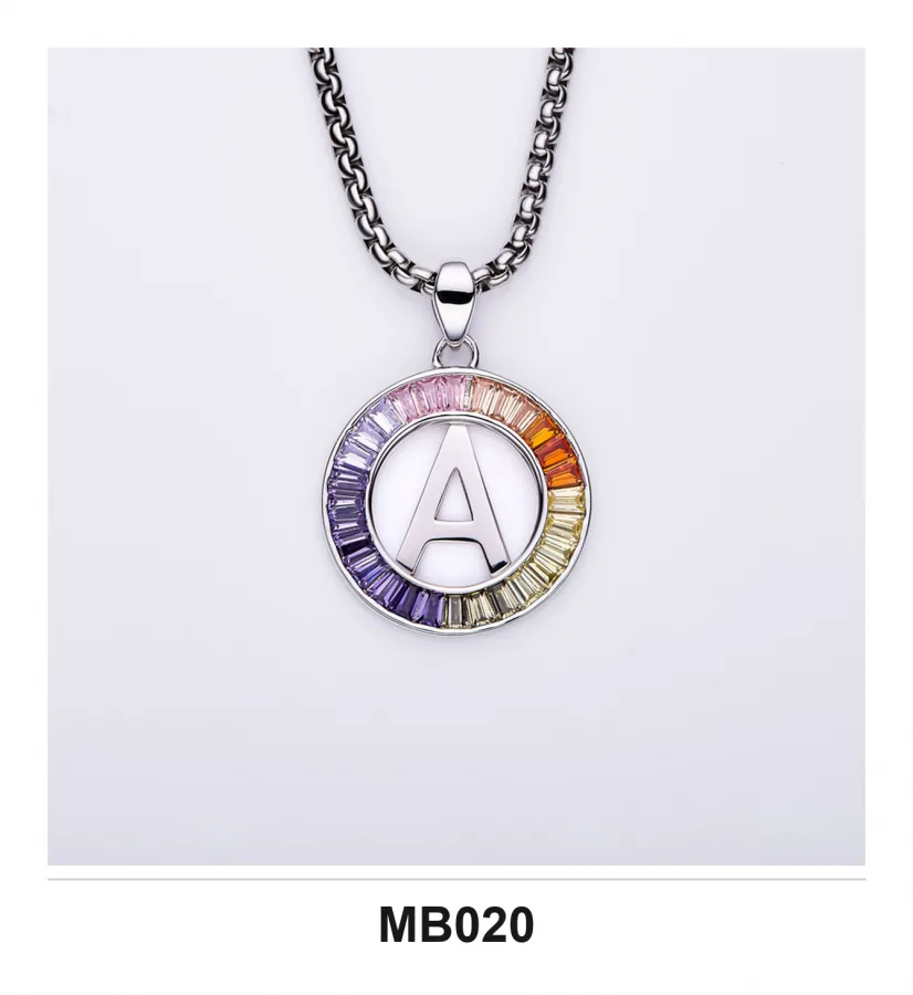 MB020 Necklace - Moissanite
