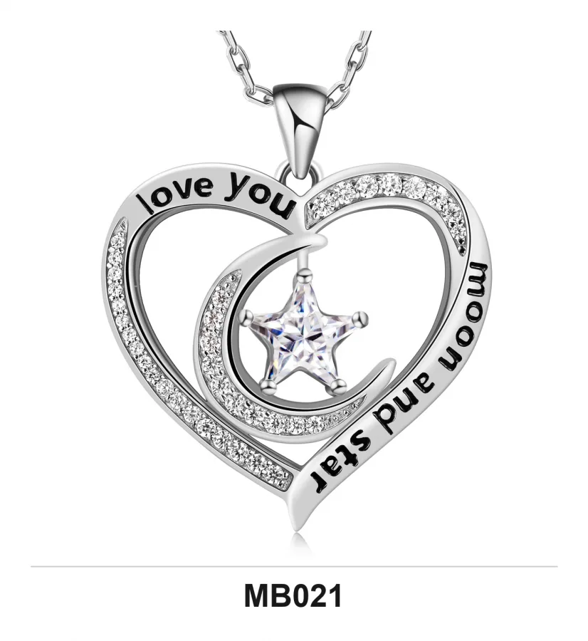 MB021 Necklace - Moissanite