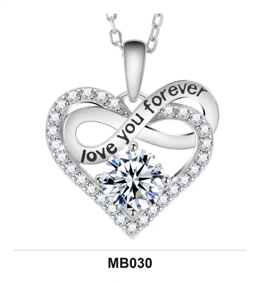 MB030 Necklace - Moissanite