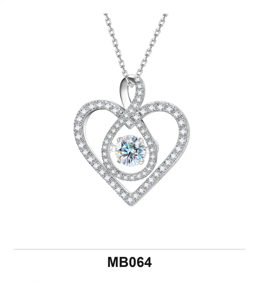 MB064 Necklace - Moissanite