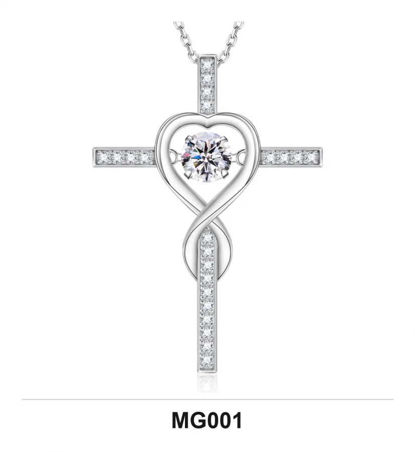 MG001 Necklace - Moissanite
