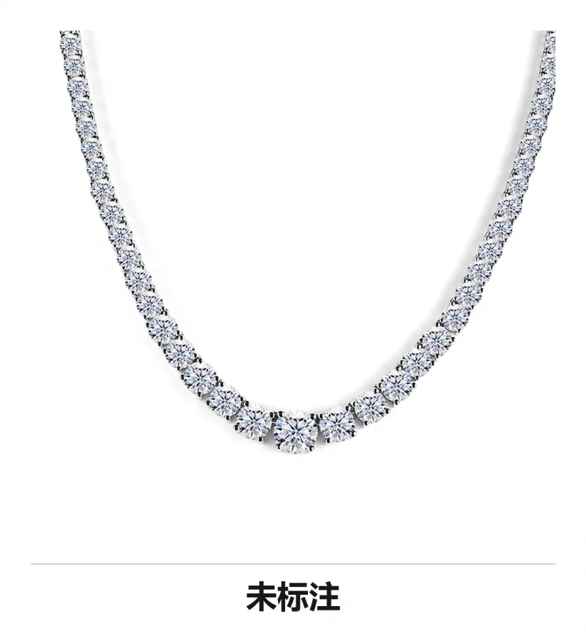 Necklace V3 - Moissanite VVS1 S925