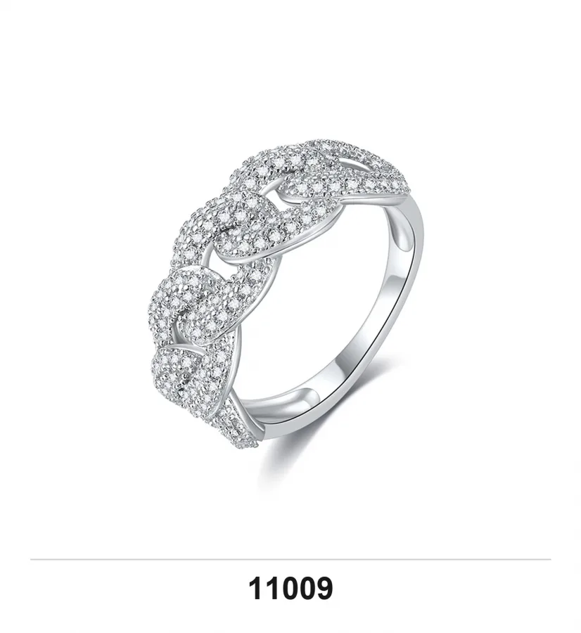 11009 Ring V3 - Moissanite D Color VVS1 S925