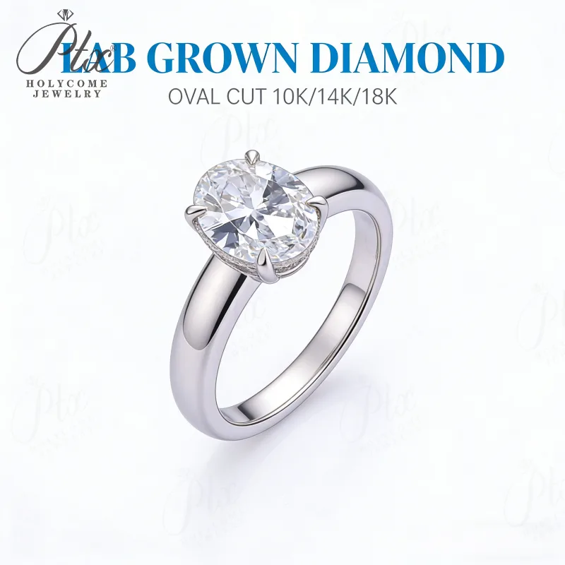 Ring - Moissanite 1CT D Color VVS1 10K/14K/18K