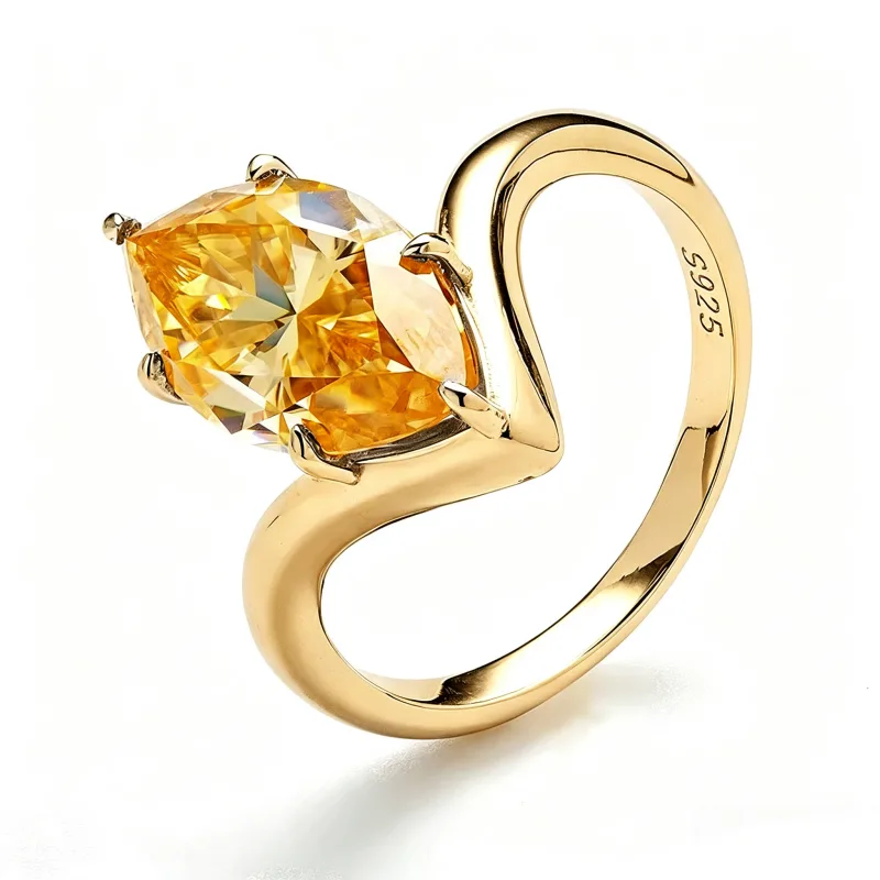 Ring - Moissanite 5CT VVS1 GRA