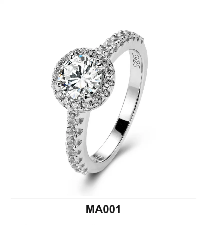 MA001 Ring - Moissanite