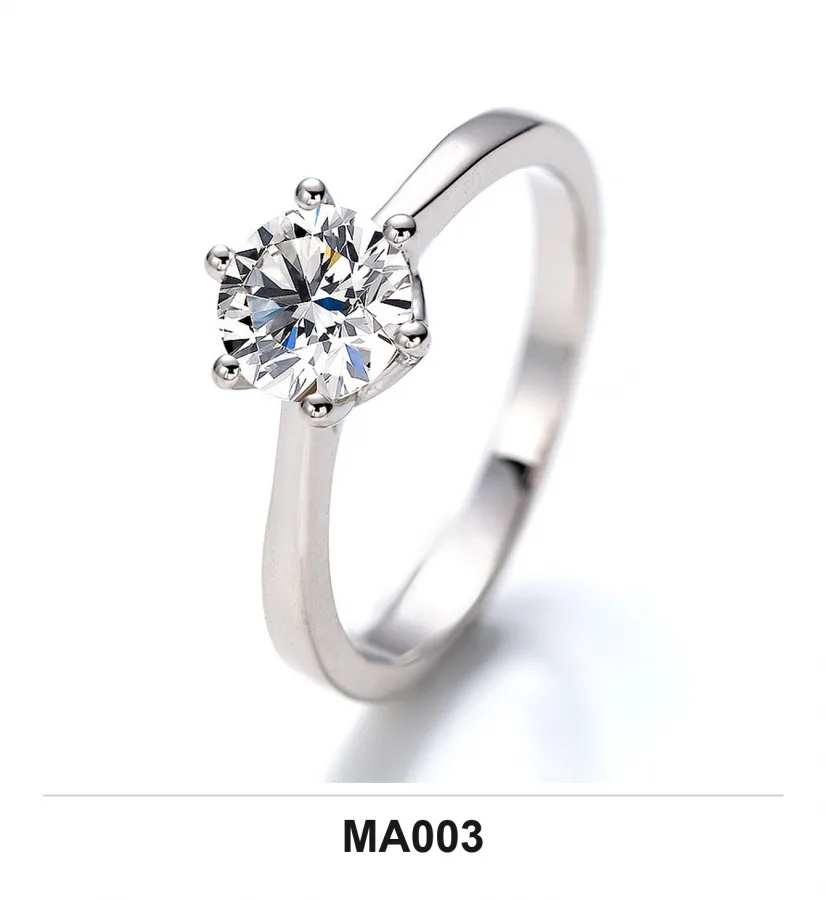 MA003 Ring - Moissanite