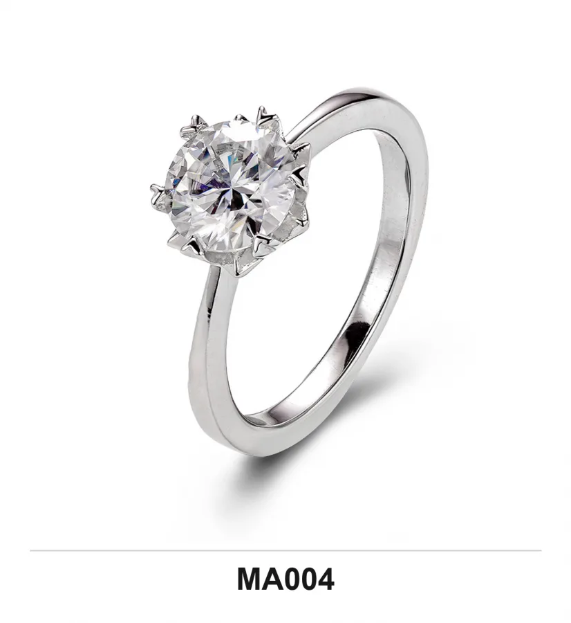 MA004 Ring - Moissanite