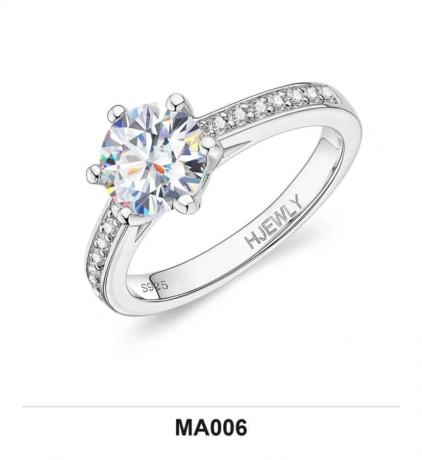 MA006 Ring - Moissanite
