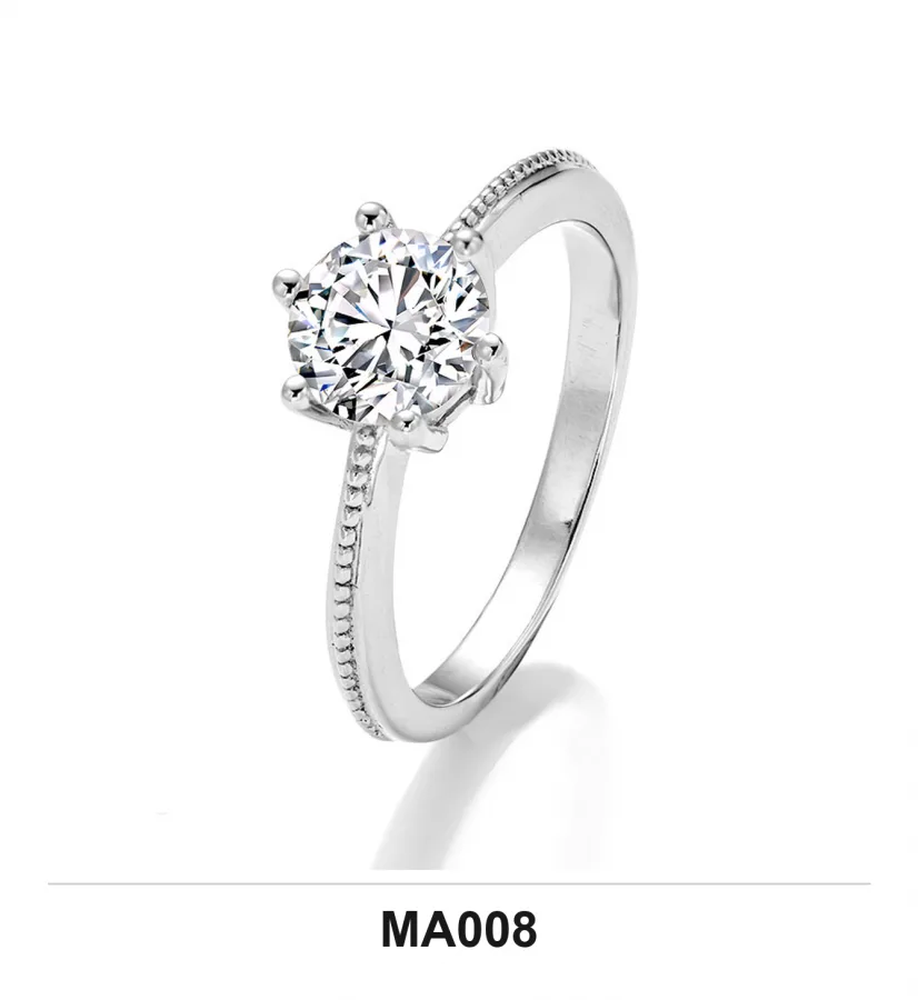 MA008 Ring - Moissanite