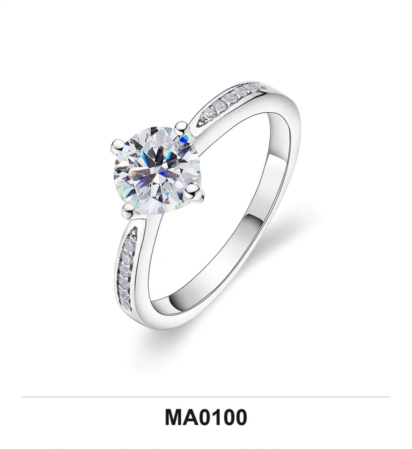 MA0100 Ring - Moissanite