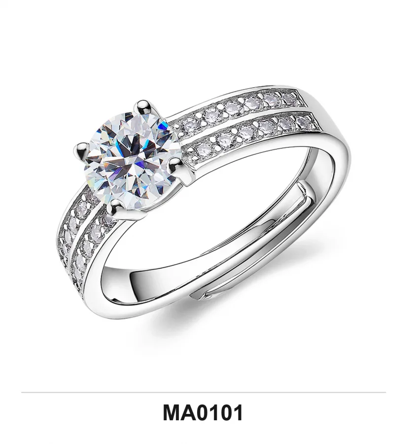 MA0101 Ring - Moissanite