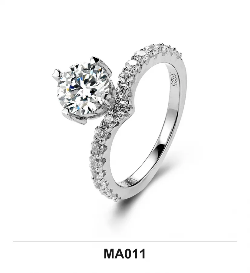 MA011 Ring - Moissanite