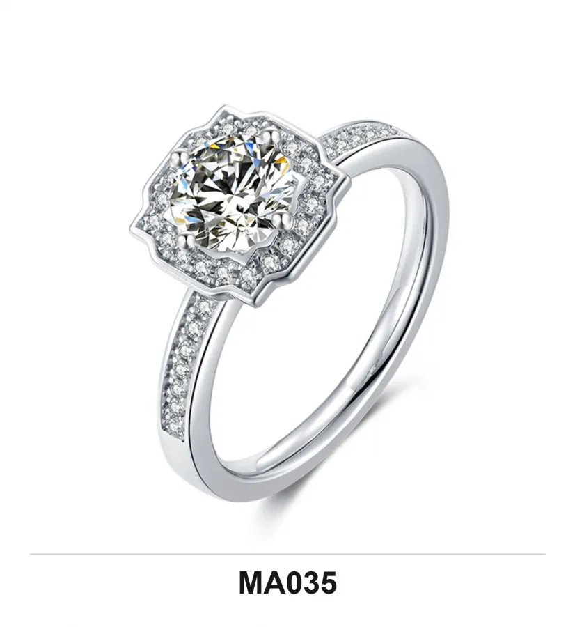 MA035 Ring - Moissanite