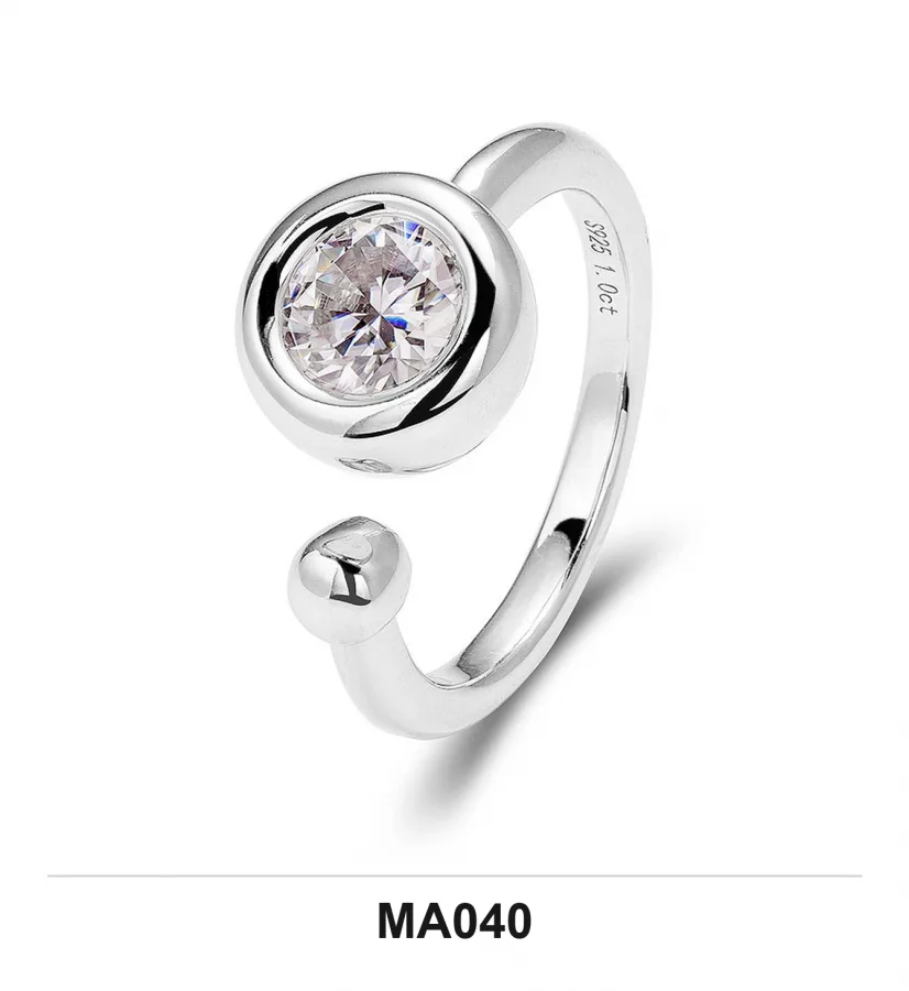 MA040 Ring - Moissanite