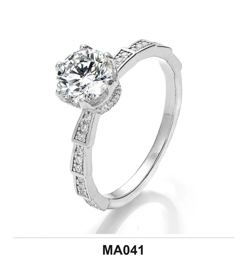 MA041 Ring - Moissanite