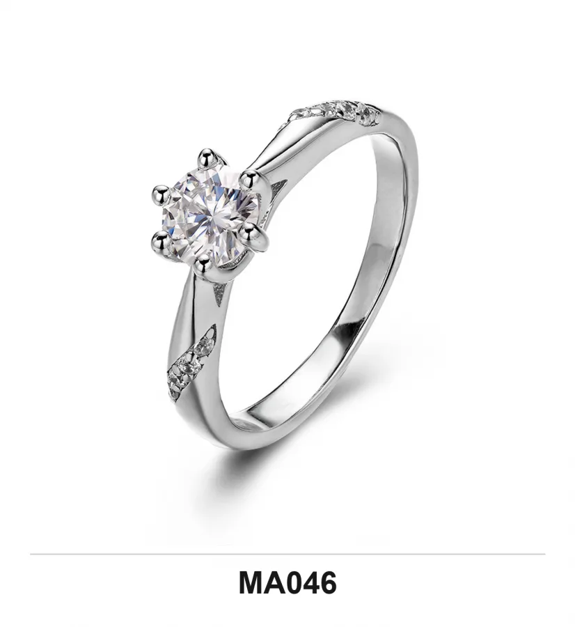MA046 Ring - Moissanite