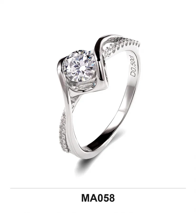 MA058 Ring - Moissanite