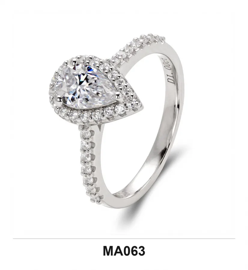 MA063 Ring - Moissanite