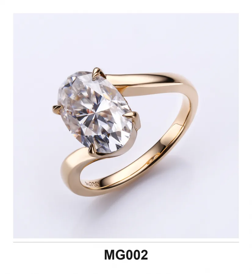 MG002 Ring - Moissanite
