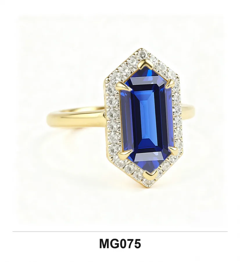 MG075 Ring - Moissanite