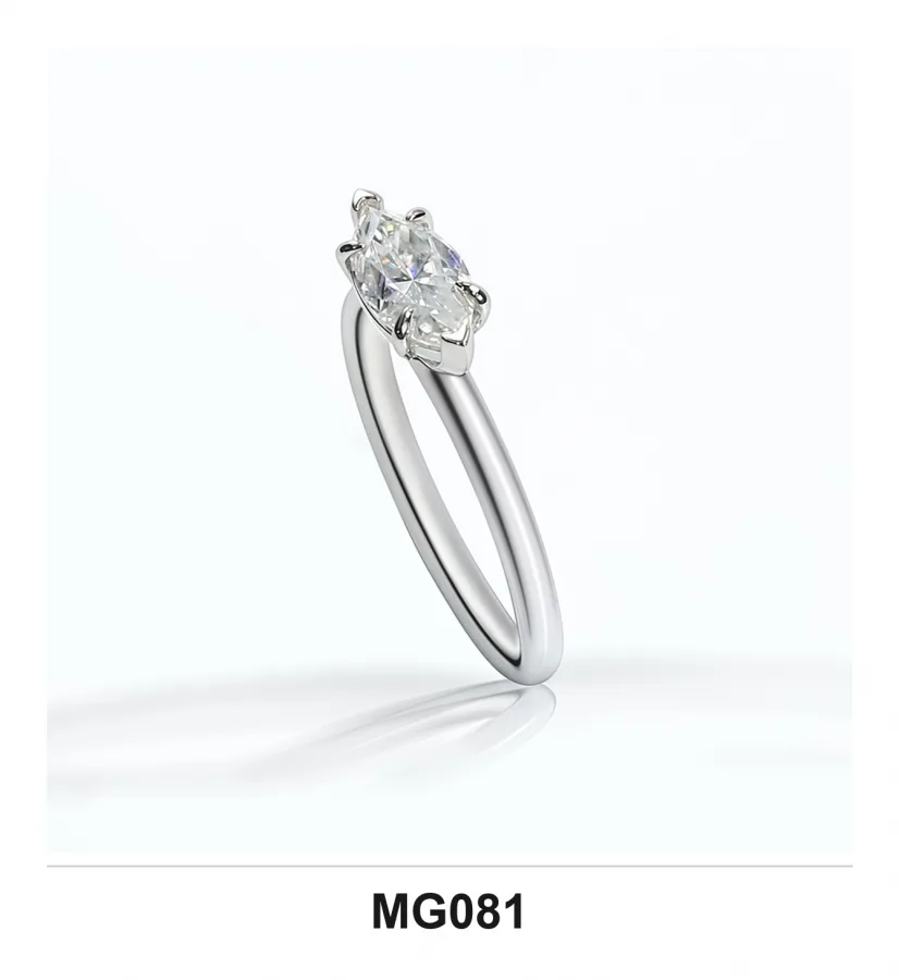 MG081 Ring - Moissanite